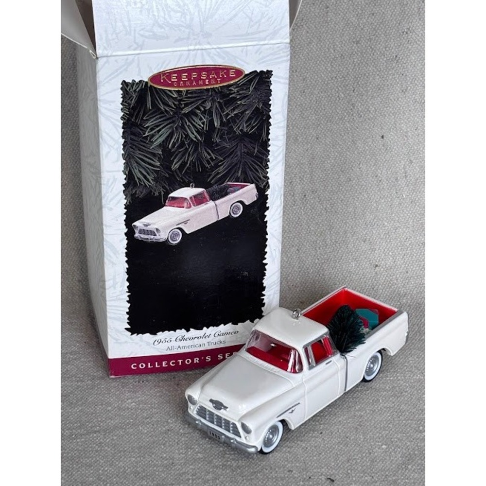 Hallmark Keepsake Ornament 1955 Chevrolet Cameo All-American Trucks Series